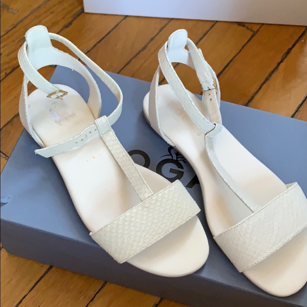 New Hogan leather T-trap sandal size 36.5
